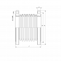 Компенсатор осевой  фланцевый КСОF 125-16-60 L=190
