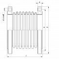 Компенсатор сильфонный КСО 250-16-100 L 435 мм